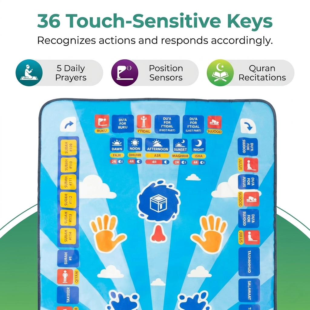 Interactive Smart Prayer Mat for Kids