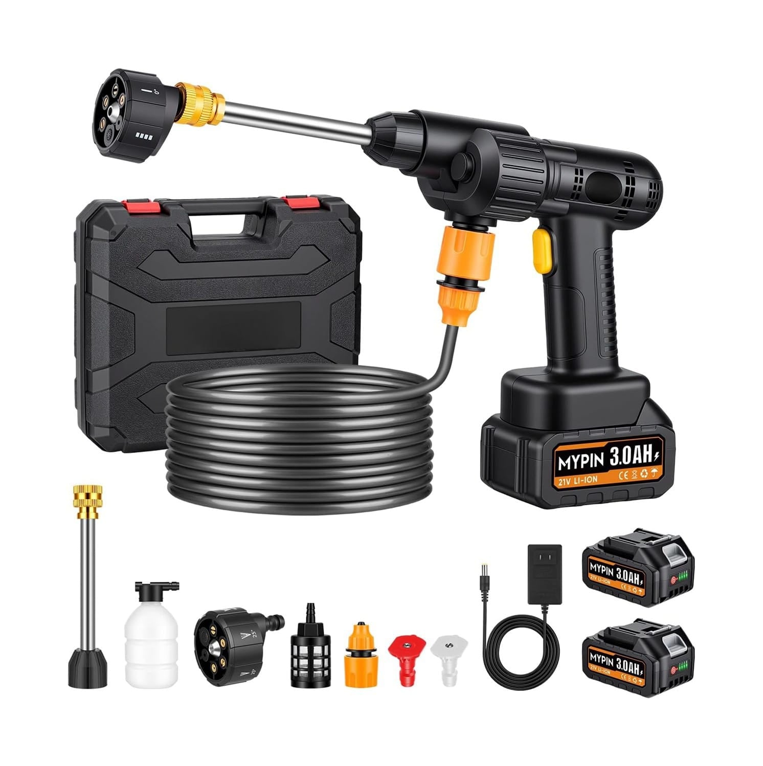 Portable High Pressure Washer Gun