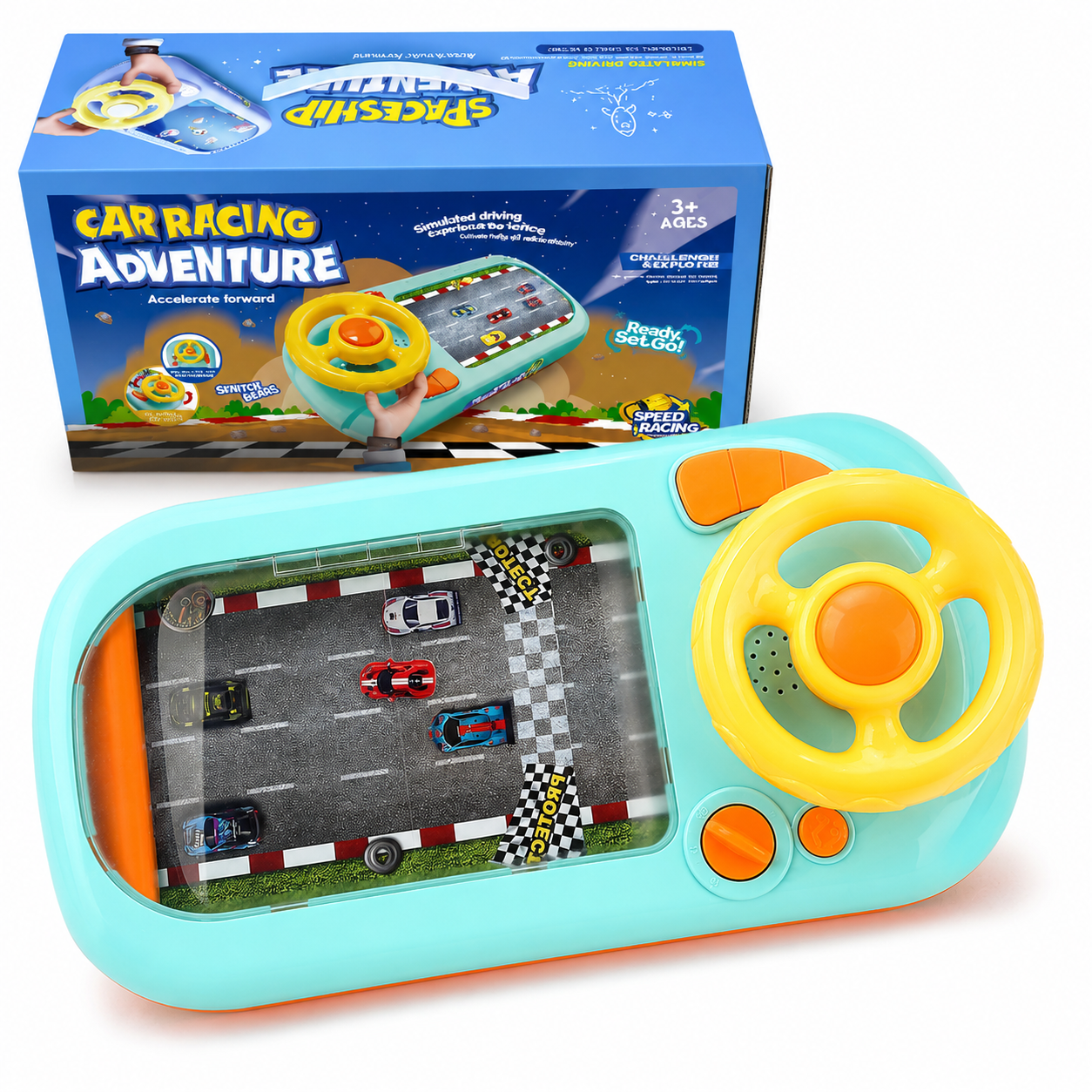 Simulated Driving Racing Car Game For Kids