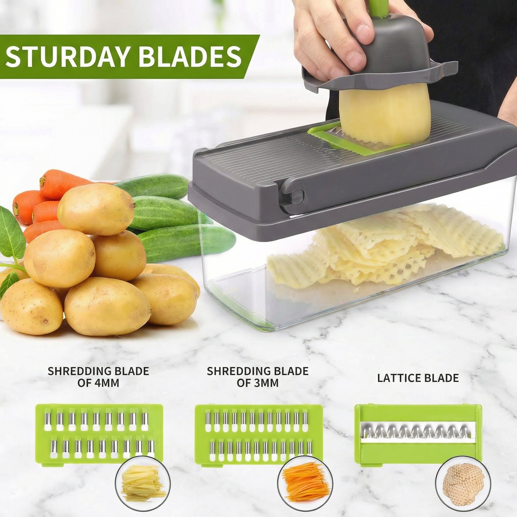 16 In 1 Multi-functional Vegetable Chopper