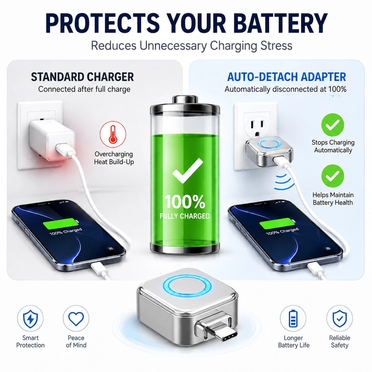 140W USB-C Auto Eject Charging Adapter