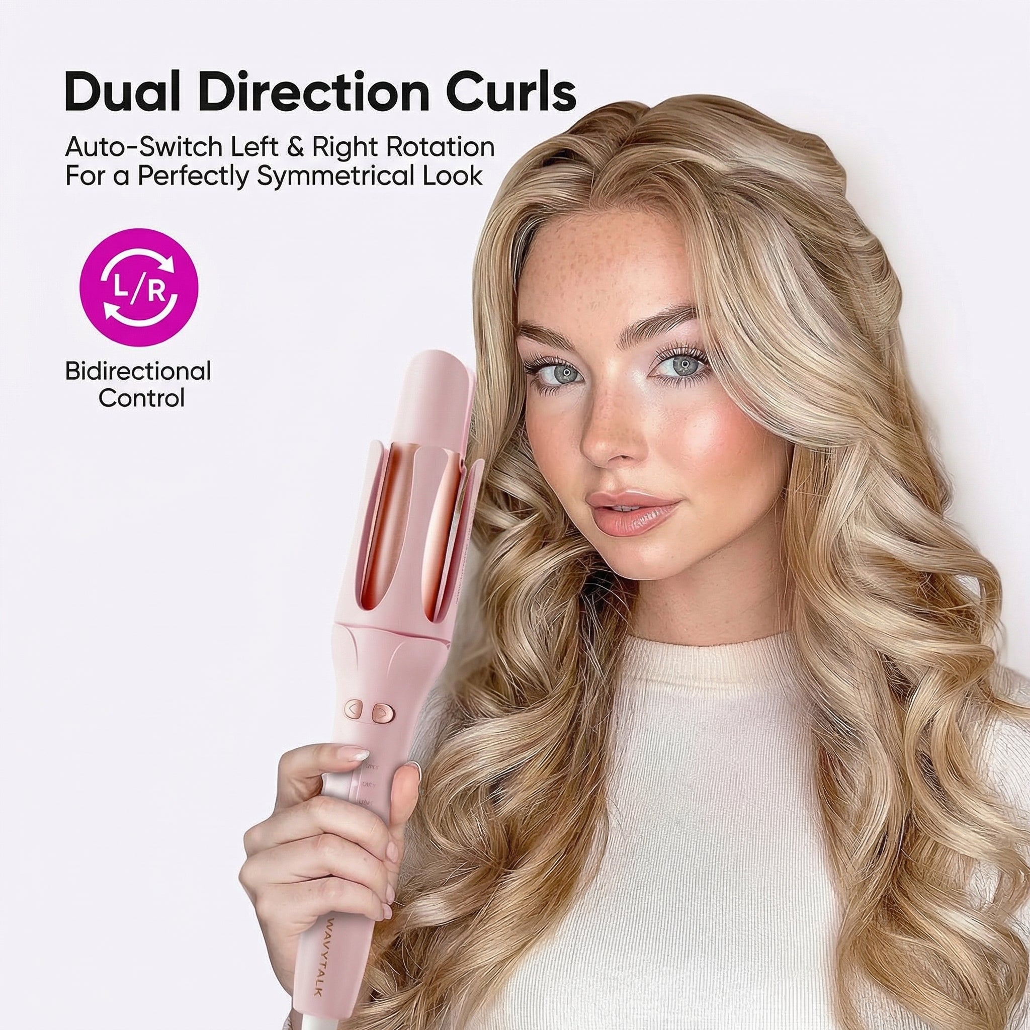 Automatic Rotating Hair Curler for Smooth Waves