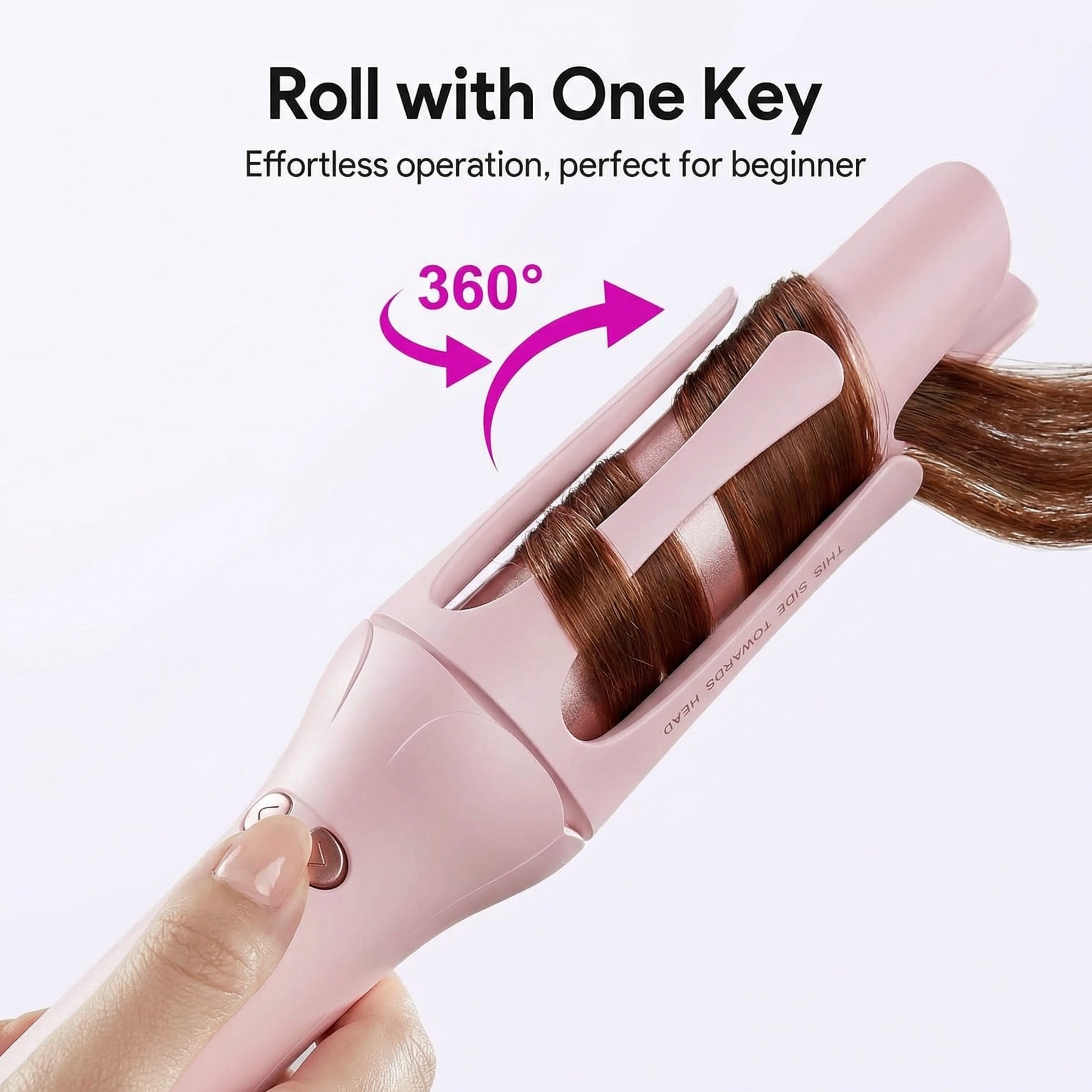 Automatic Rotating Hair Curler for Smooth Waves