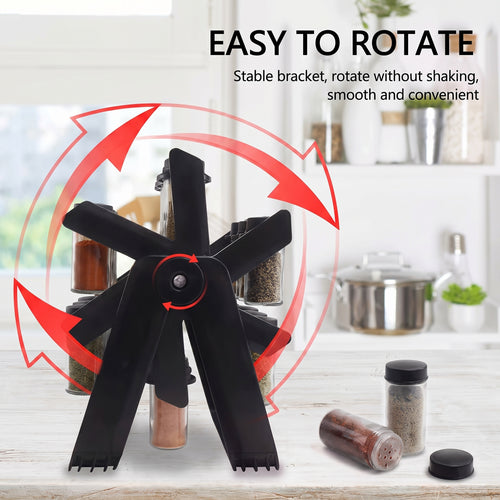 360° Rotating Spice Rack Organizer