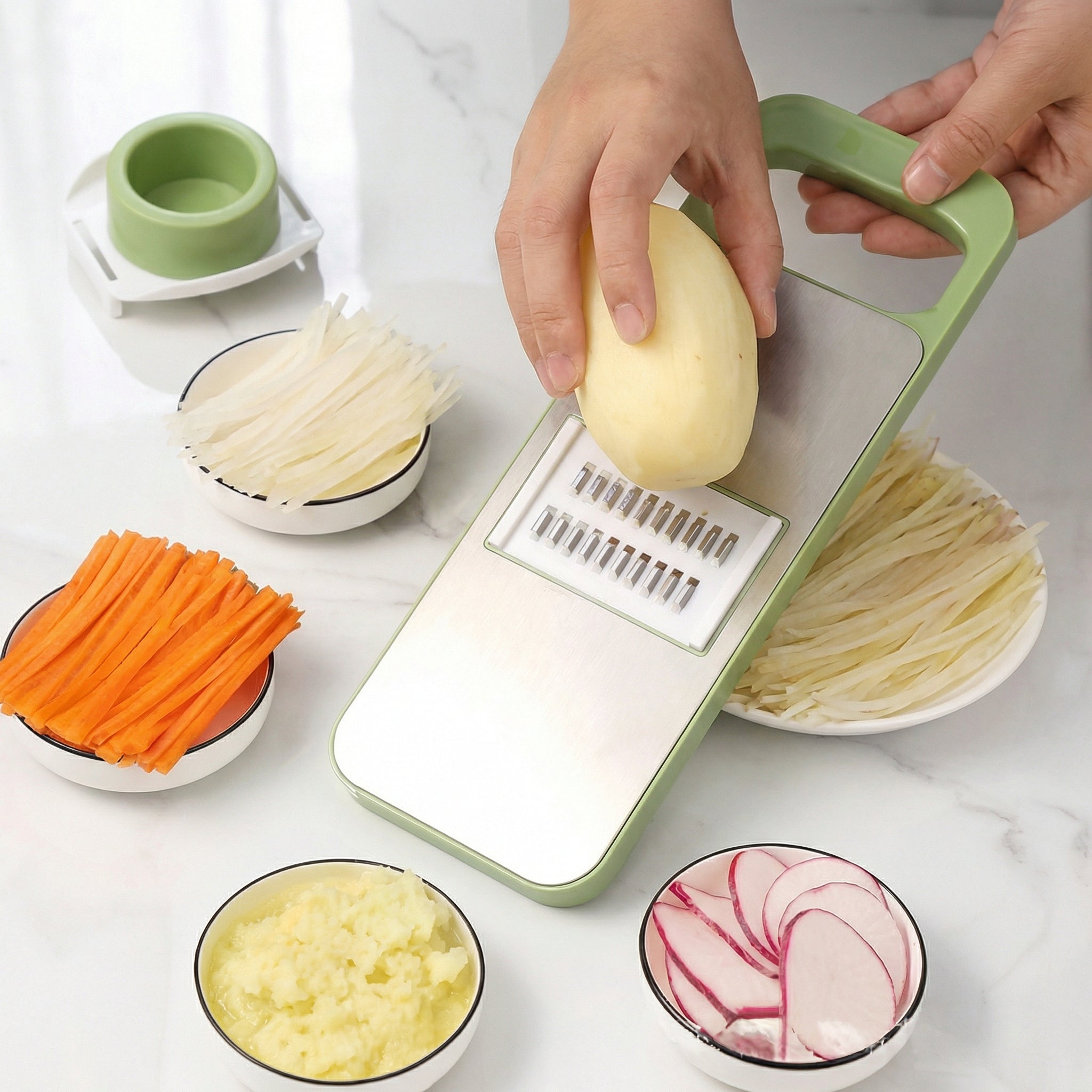 5 In 1 Handheld Vegetable Slicer