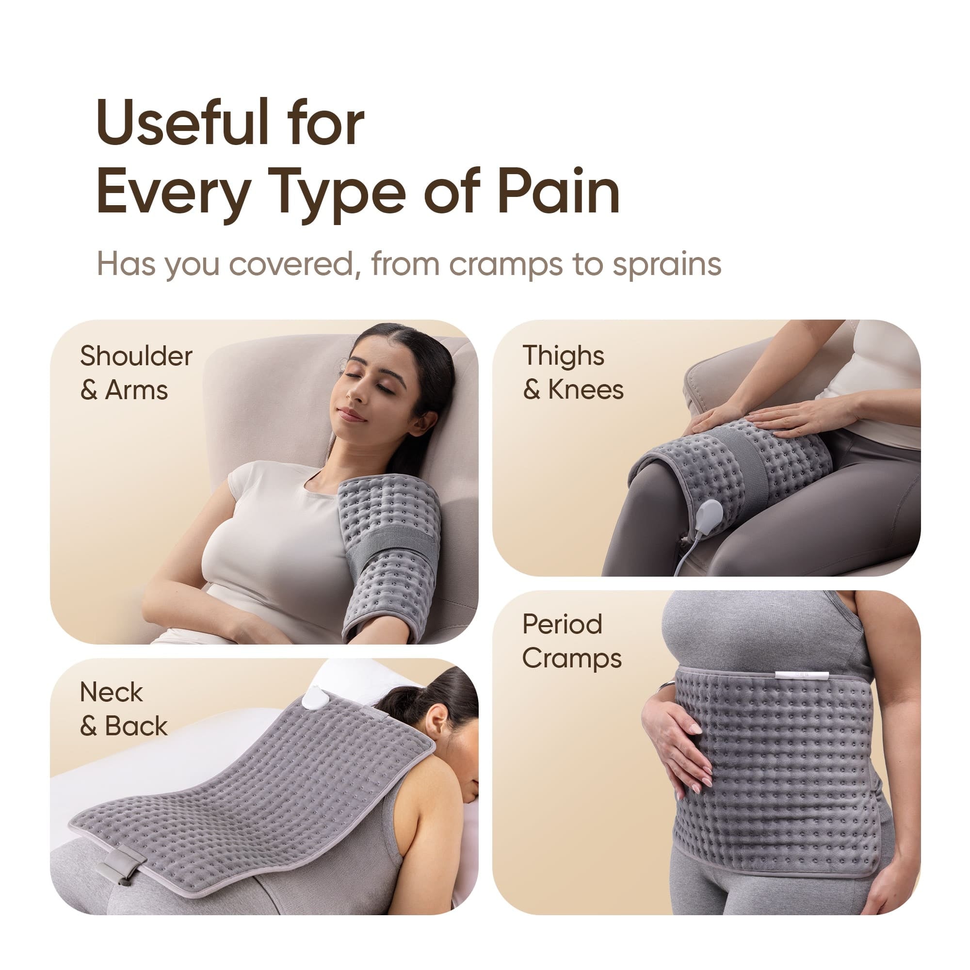 Soft Electric Heating Pad for Pain Relief