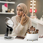 360° Rotating Makeup Brush Holder