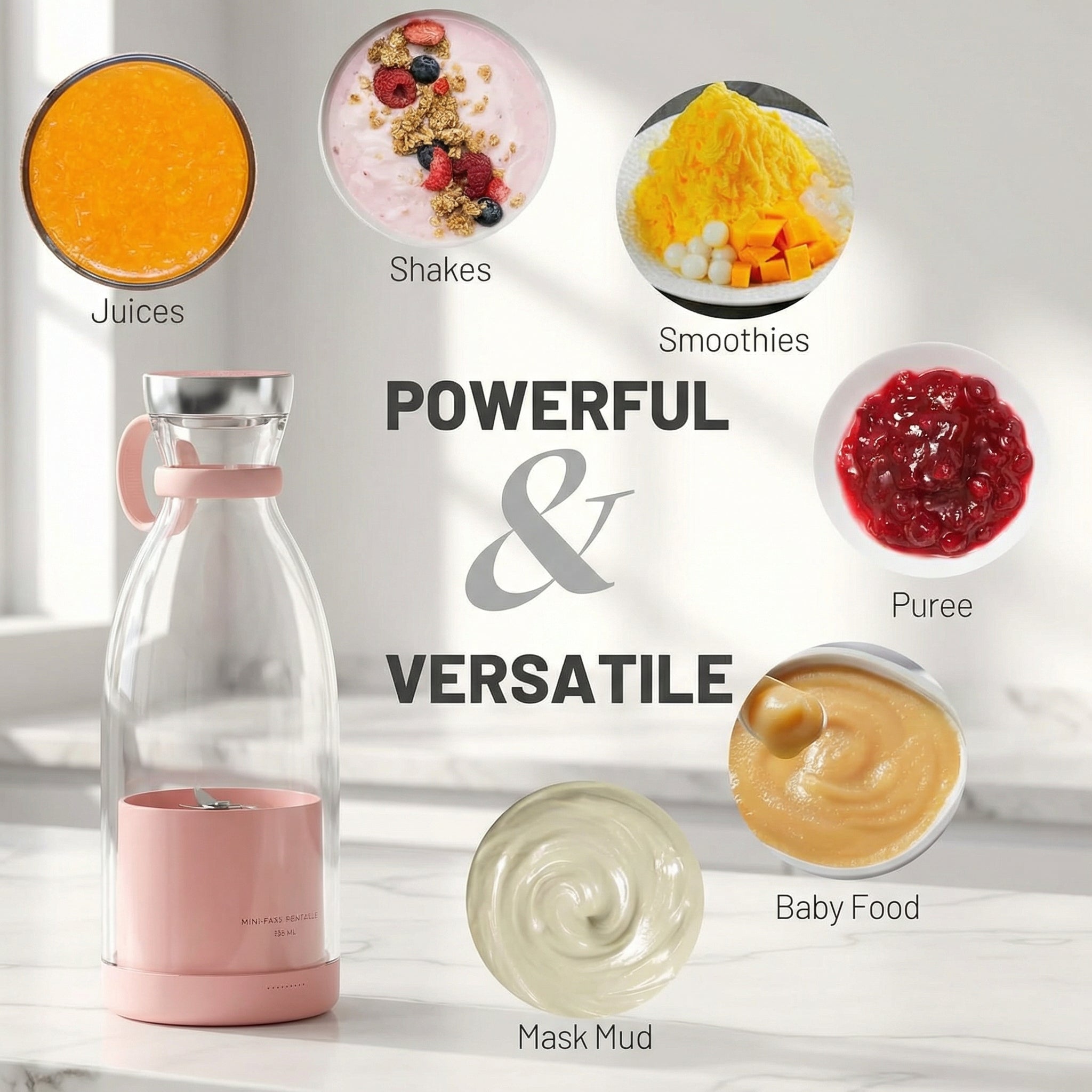 Portable Mini Juicer Maker